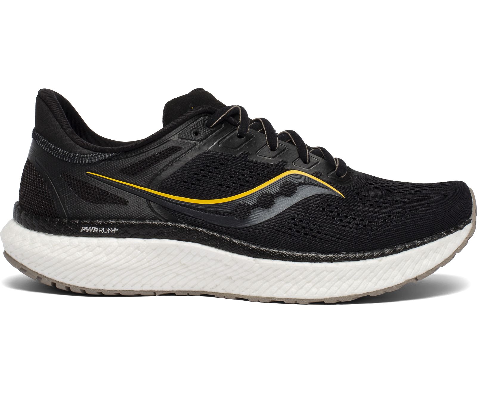 Men's Saucony Hurricane 23 Running Shoes Black / Gold | Singapore 512KORI